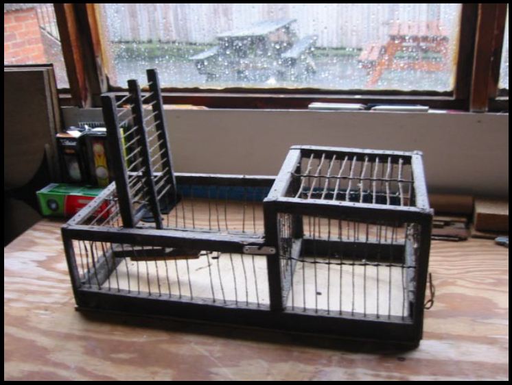 Vintage Traps  Single Cage Bird TrapVintage Traps