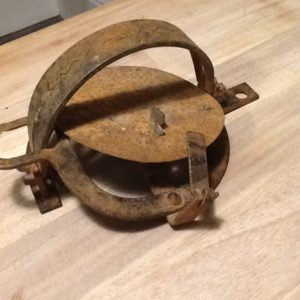 SOLD - Round 5.5" jawed gin trap (3074)