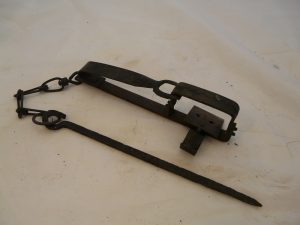 SOLD 3" Square Jaw with 10.5" Stake (7170)
