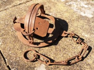 SOLD 5" Round Jaw Pole Trap (7287)